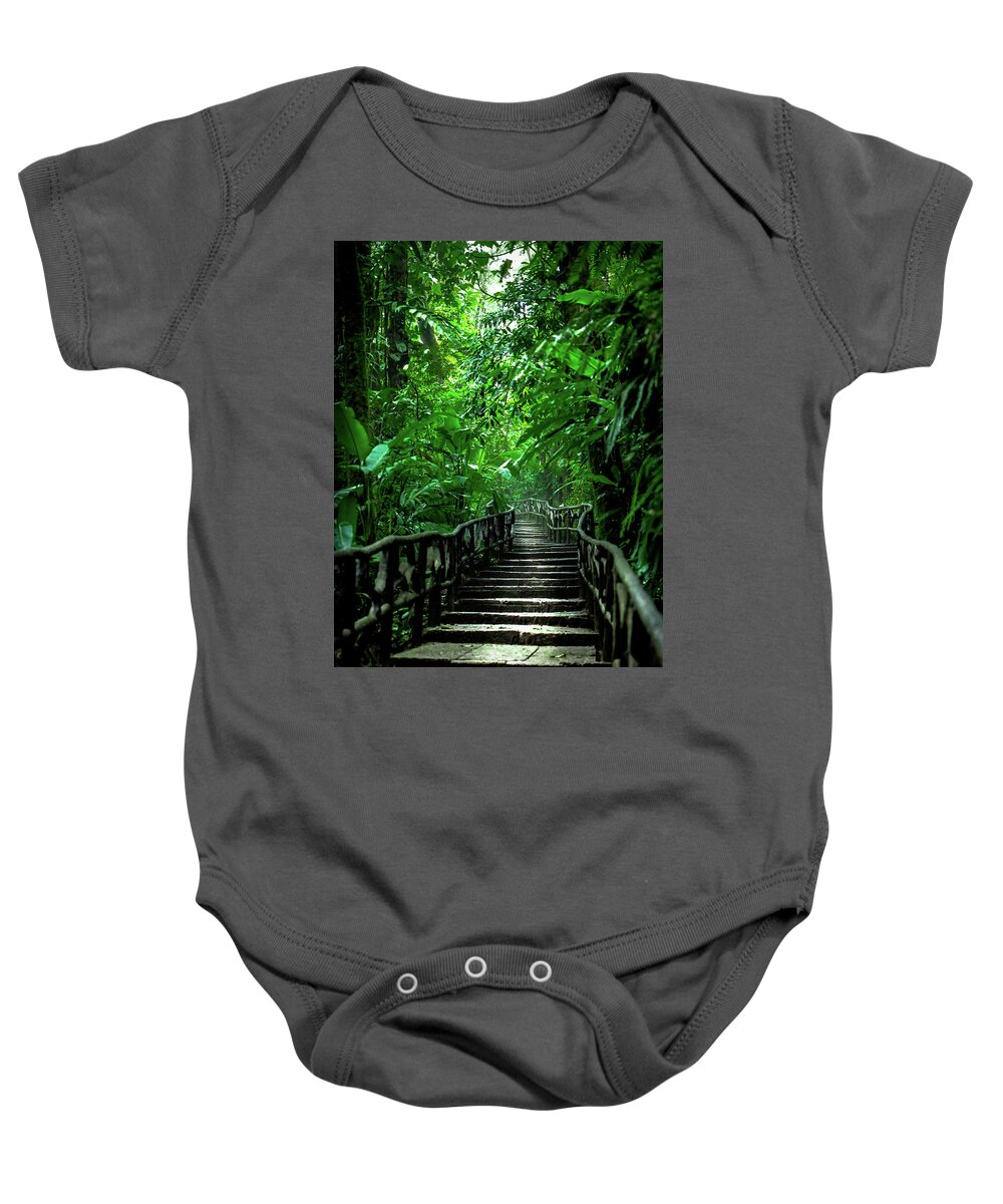Rainforests Baby Onesie featuring the photograph Come Away With Me by Karen Wiles