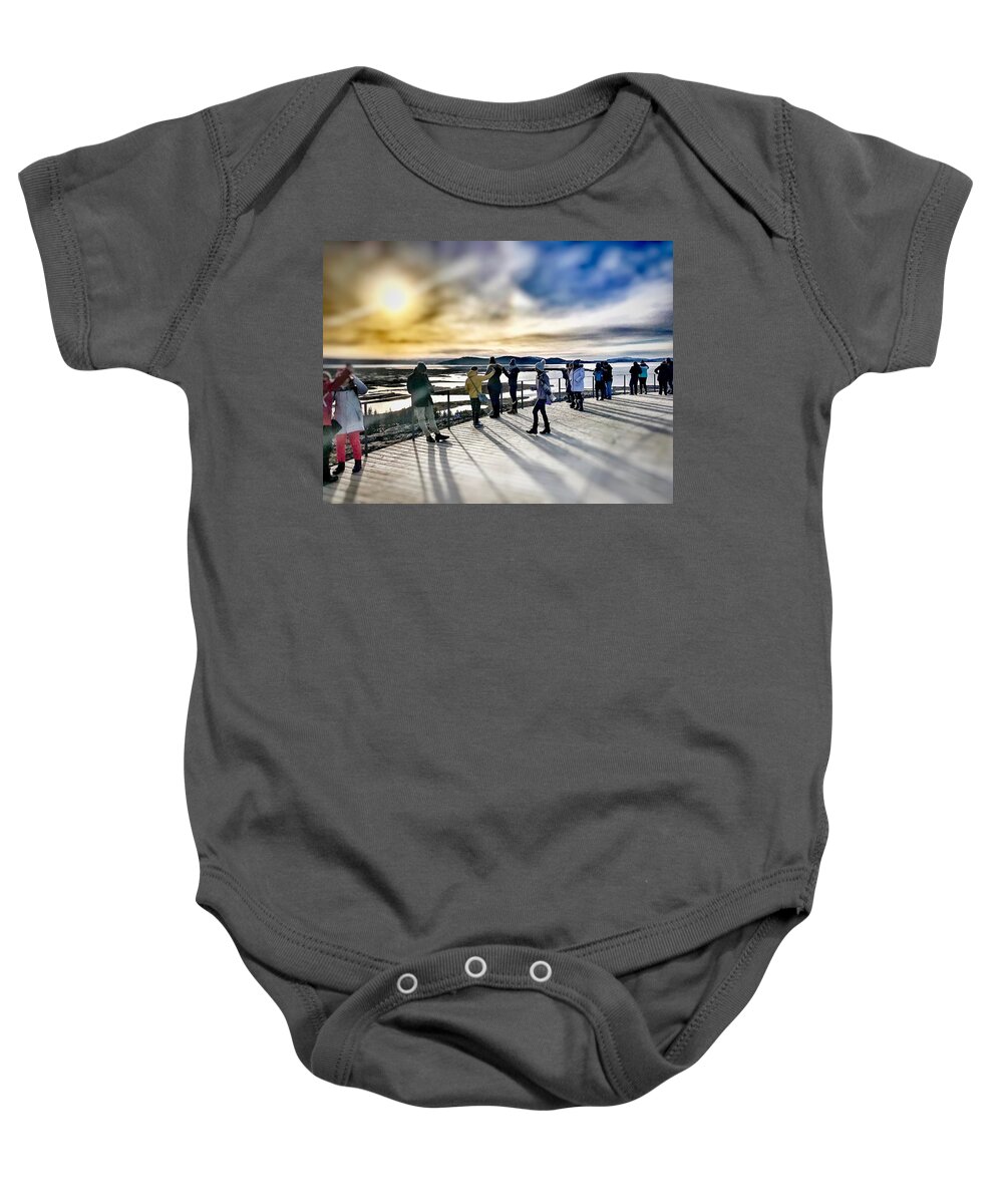 Continental Baby Onesie featuring the photograph Continental Divide by Jim Albritton