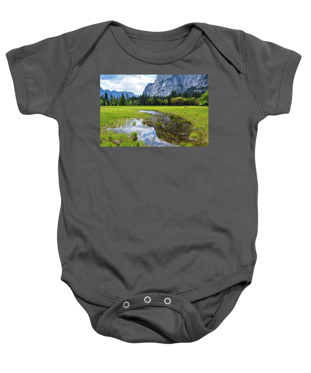 Yosemite National Park Baby Onesie featuring the photograph Cook's Meadow Yosemite by Kyle Hanson