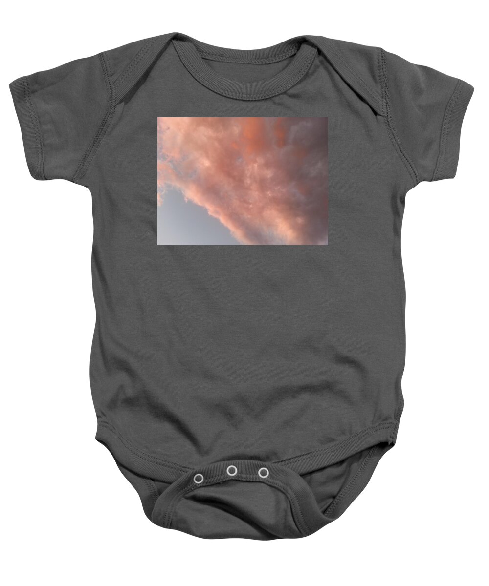 Clouds Baby Onesie featuring the photograph Cotton Candy Sky, IX by Leslie Porter