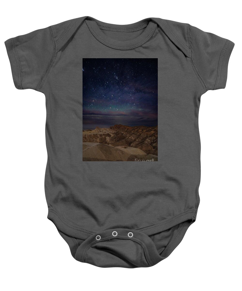 Blue Baby Onesie featuring the photograph Death Valley Daybreak by Brian Kamprath