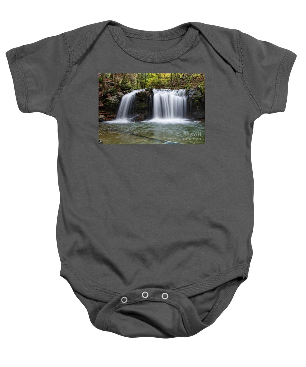Debord Falls Baby Onesie featuring the photograph Debord Falls 16 by Phil Perkins