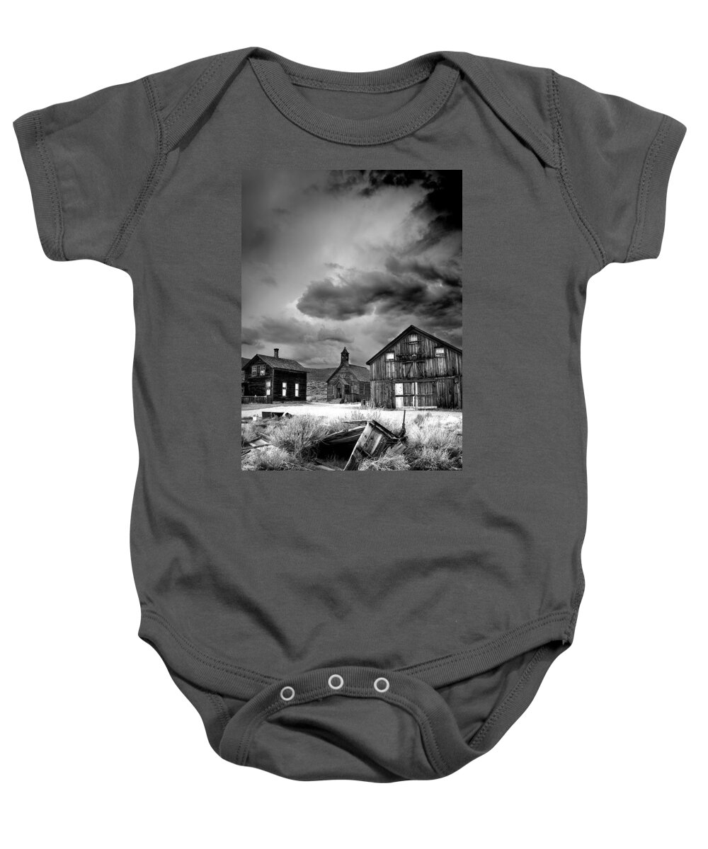 Ghost Town Baby Onesie featuring the photograph Decay by Peter Boehringer