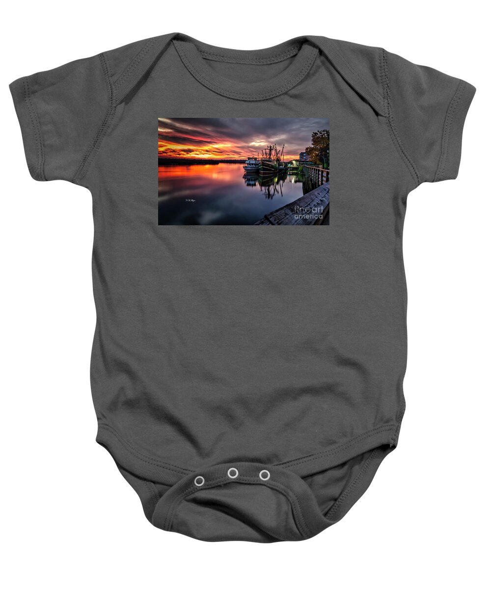 Sunsets Baby Onesie featuring the photograph Decompressing by DB Hayes