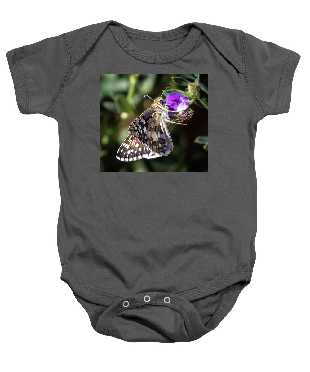 Butterfly Baby Onesie featuring the photograph Delicate Beauty by Laura Putman