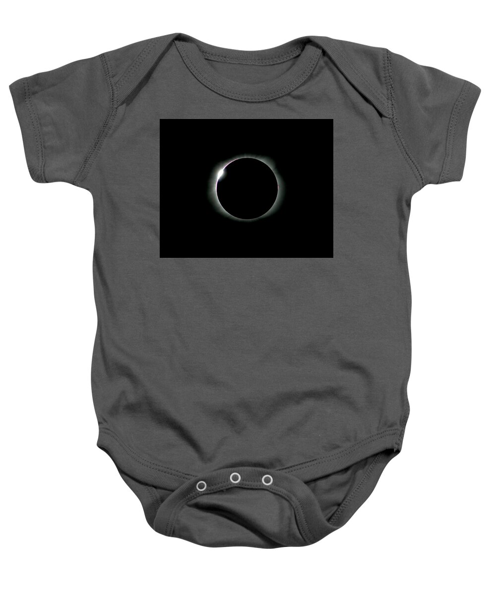 Solar Baby Onesie featuring the photograph Diamond Ring by Carol Erikson