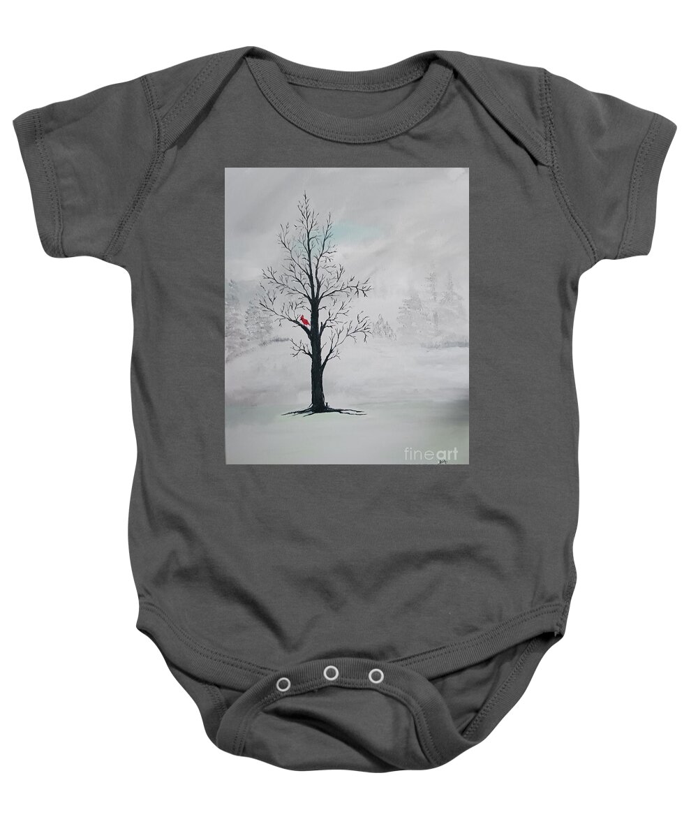 Landscape Baby Onesie featuring the painting Dream Painting # 38 by Donald Northup