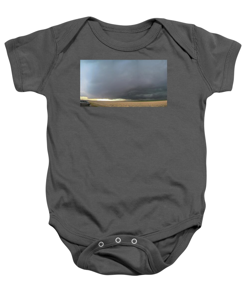 Nebraskasc Baby Onesie featuring the photograph Eastern Colorado Supercell 004 by Dale Kaminski