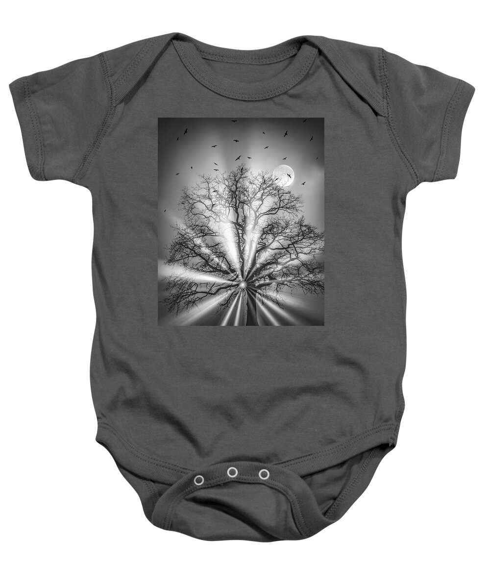 Fine Art Baby Onesie featuring the photograph Eclipse by Sofie Conte