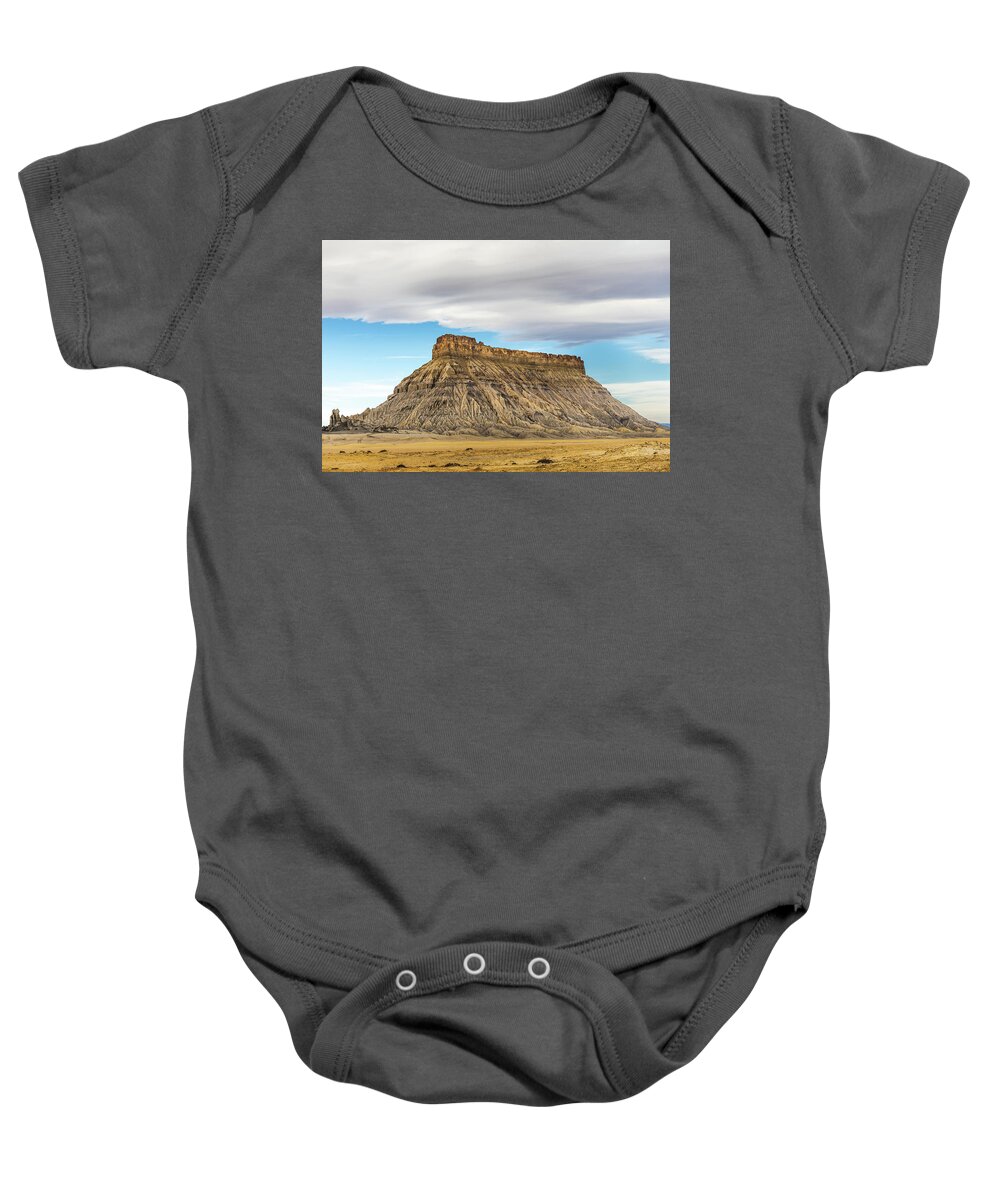 Utah Baby Onesie featuring the photograph Factory Butte 1 by Mati Krimerman