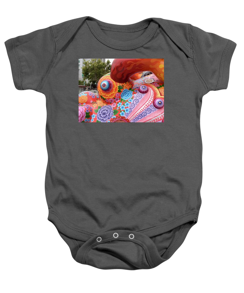 Fantastical Baby Onesie featuring the photograph Fantastical Creature 1-4 by J Doyne Miller