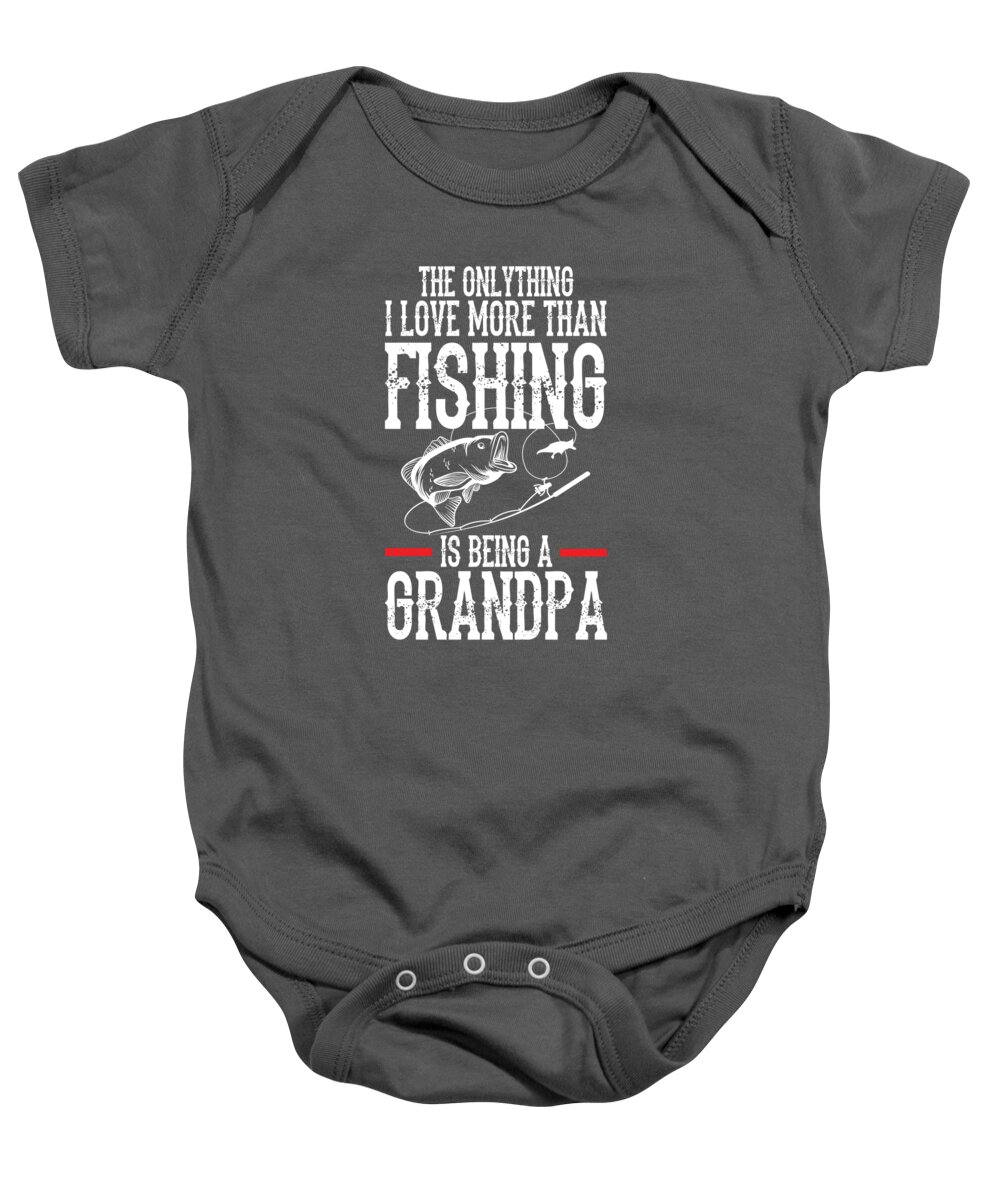Fishing Grandpa Gift The Only Thing I Love More Than Onesie by Jeff  Creation - Pixels