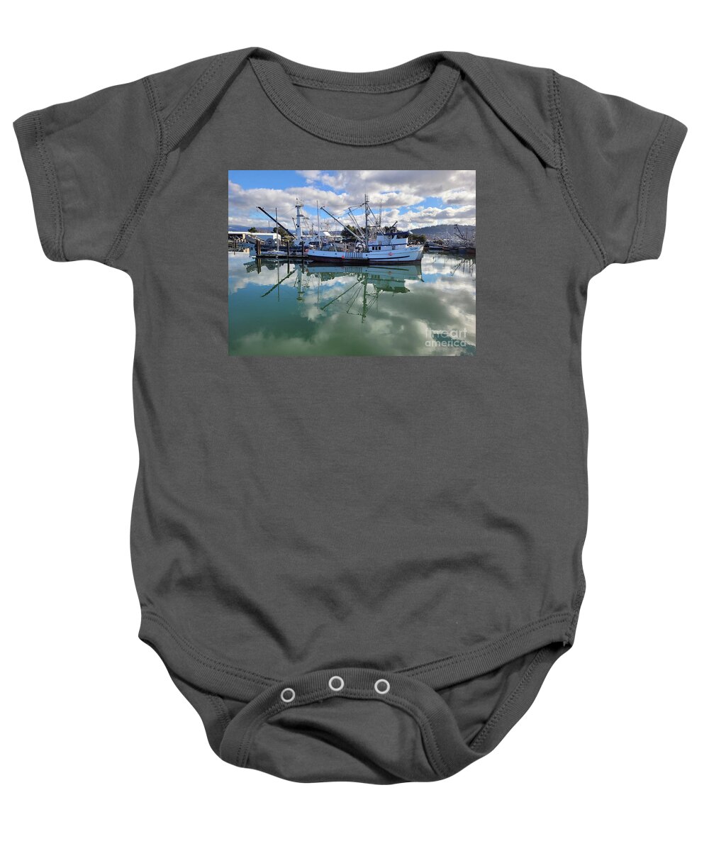 Fishing Vessel Tacoma By Norma Appleton Baby Onesie featuring the photograph Fishing Vessel Tacoma by Norma Appleton