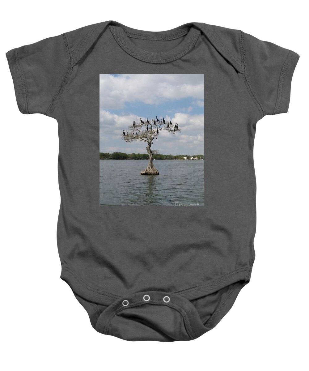 Water Baby Onesie featuring the photograph Florida Holiday Tree by World Reflections By Sharon
