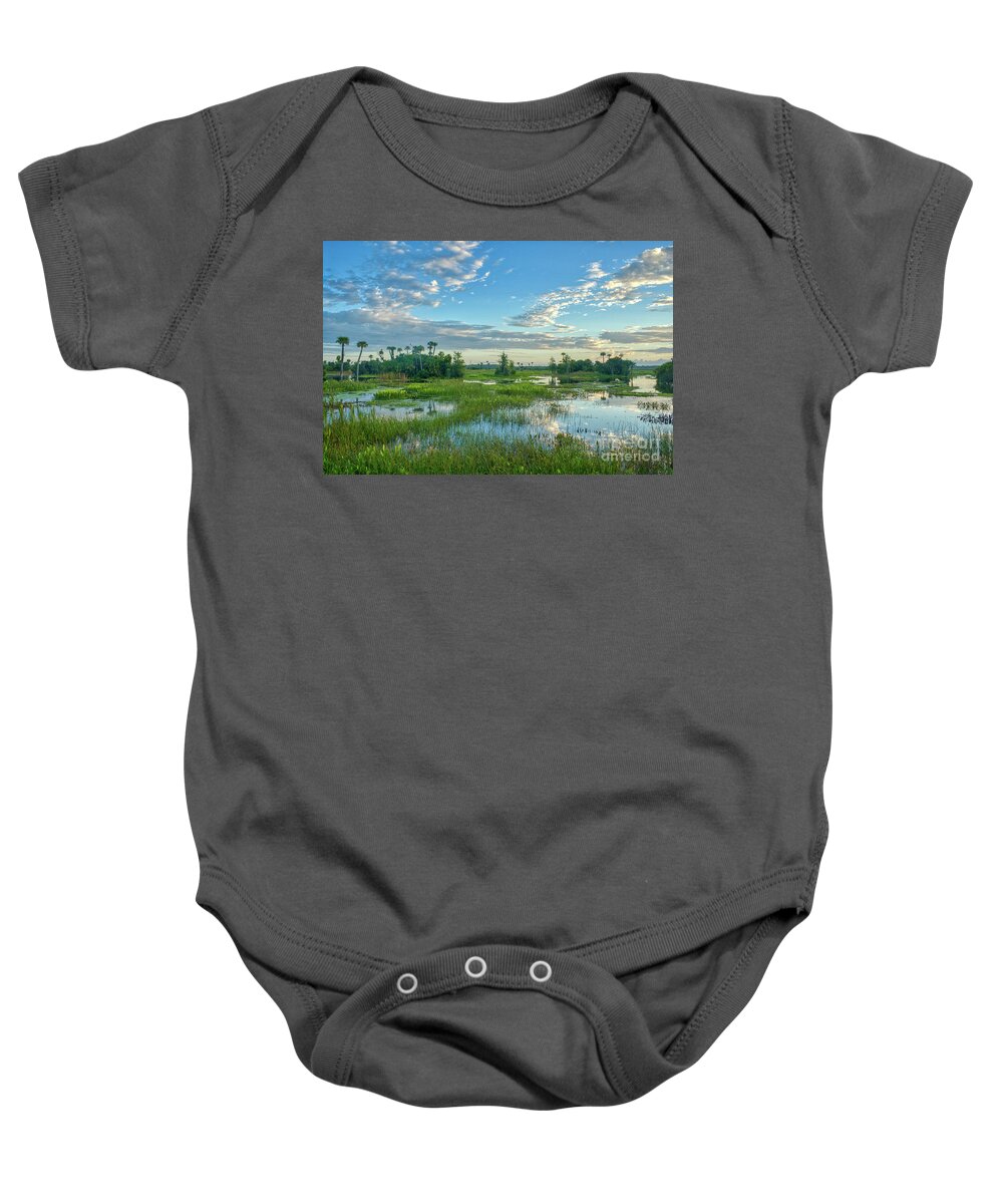 Usa Baby Onesie featuring the photograph Floridian Nature by Brian Kamprath