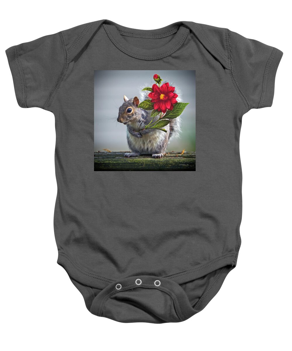 2d Baby Onesie featuring the photograph Flowers For You by Brian Wallace