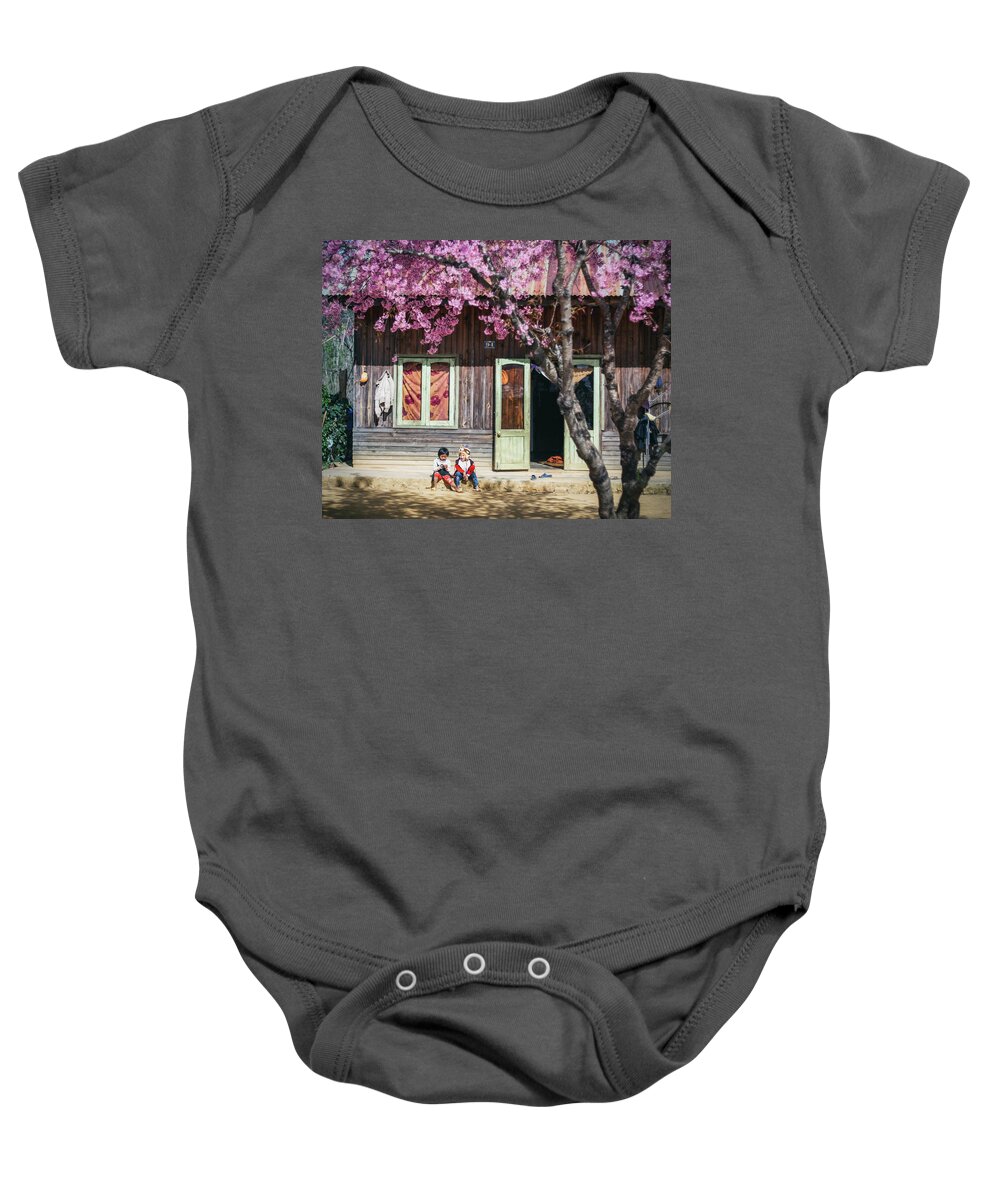 Awesome Baby Onesie featuring the photograph Focus The Yard by Khanh Bui Phu
