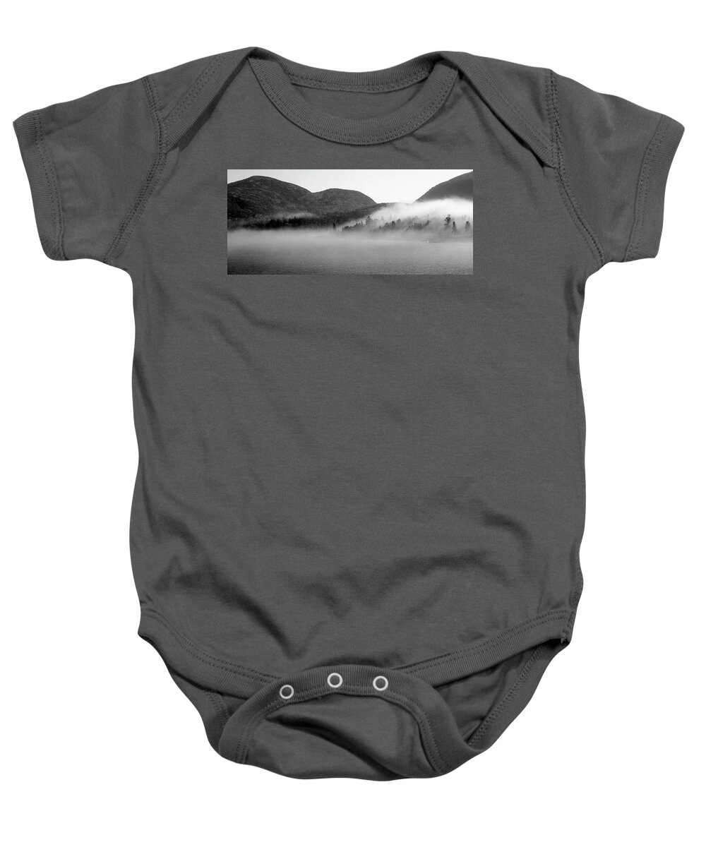 Fog Baby Onesie featuring the photograph Fog over Fishermens Bay by James C Richardson