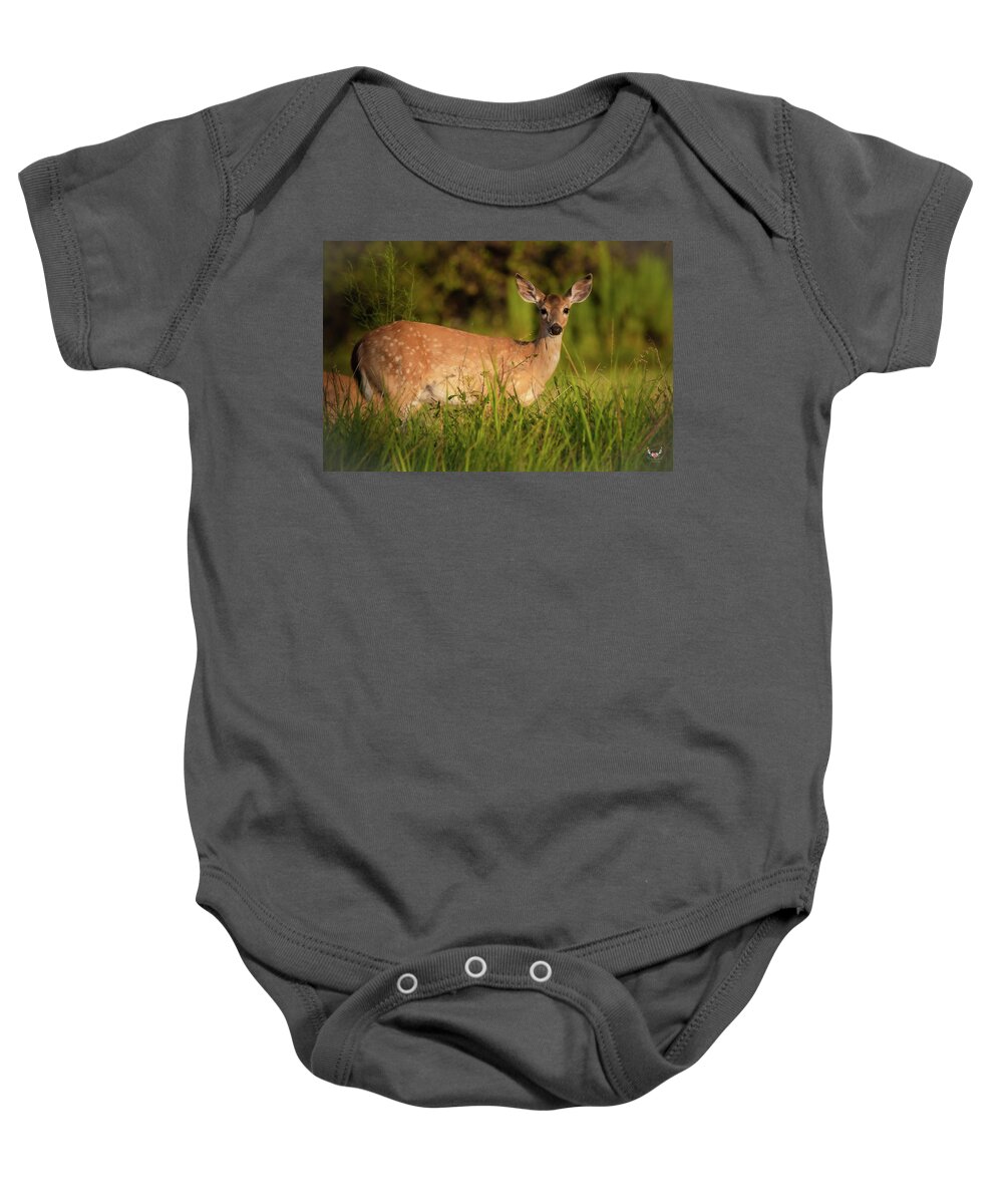 Deer Baby Onesie featuring the photograph Forest Angel by Pam Rendall