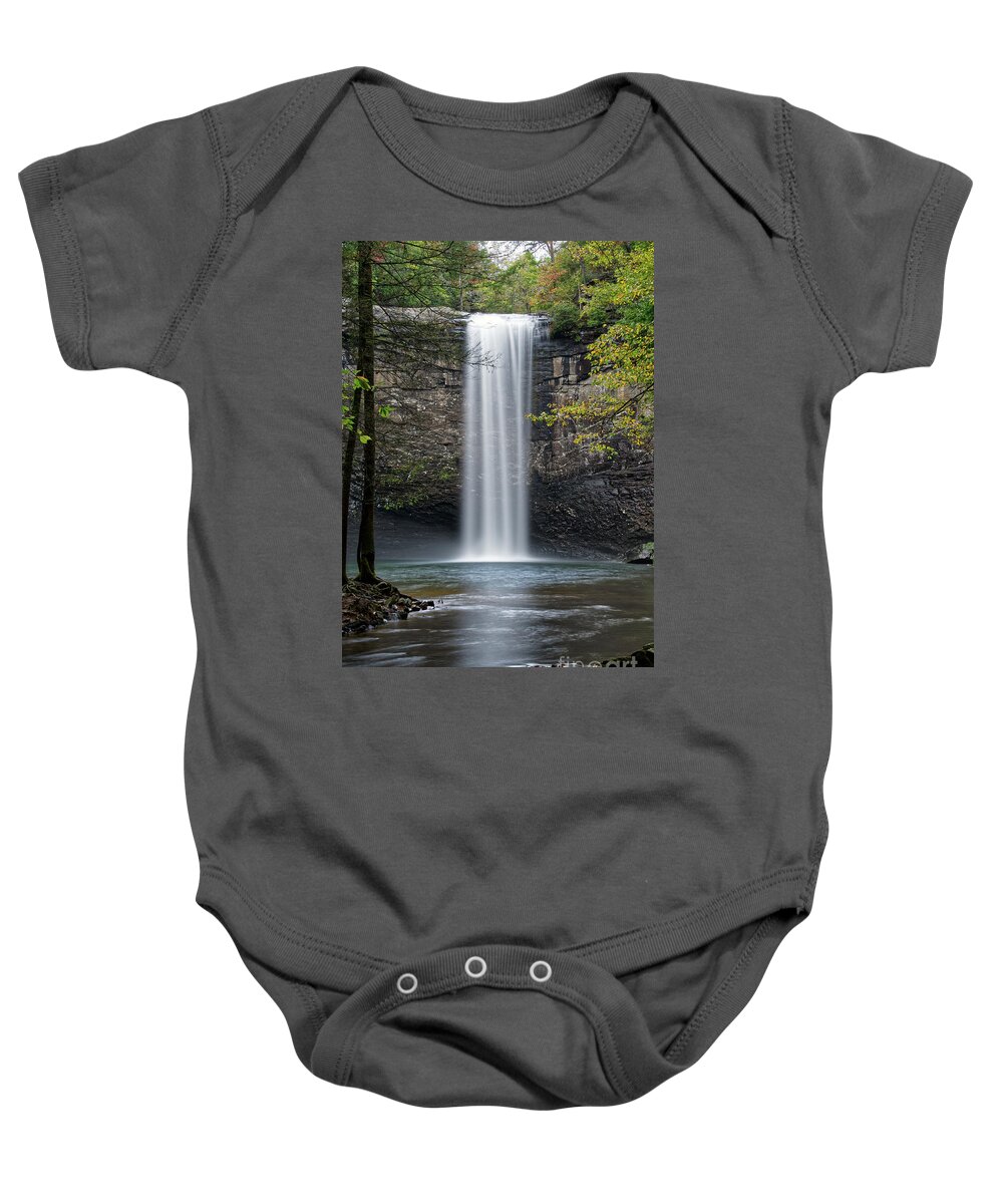 Foster Falls Baby Onesie featuring the photograph Foster Falls 13 by Phil Perkins
