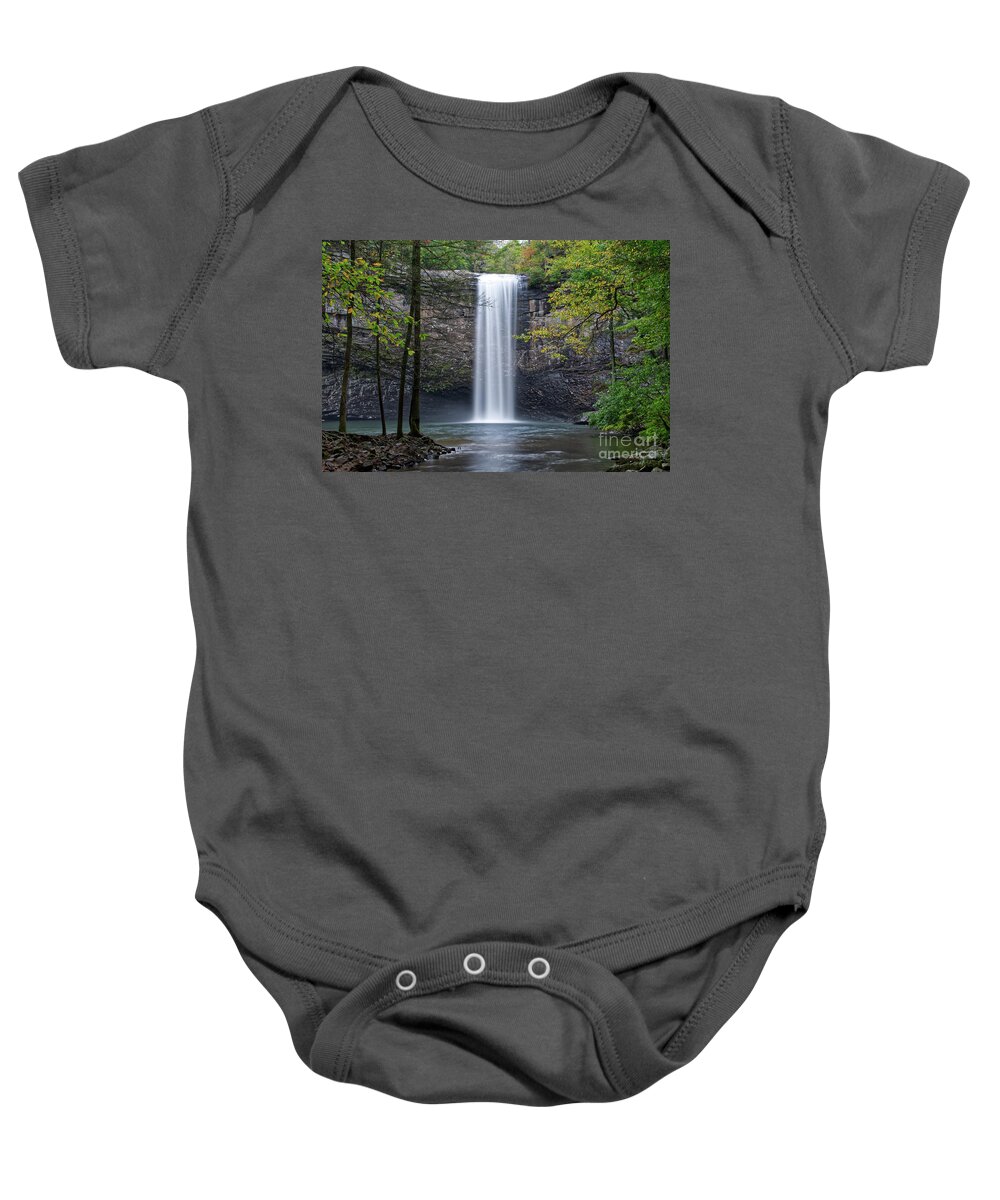 Foster Falls Baby Onesie featuring the photograph Foster Falls 14 by Phil Perkins