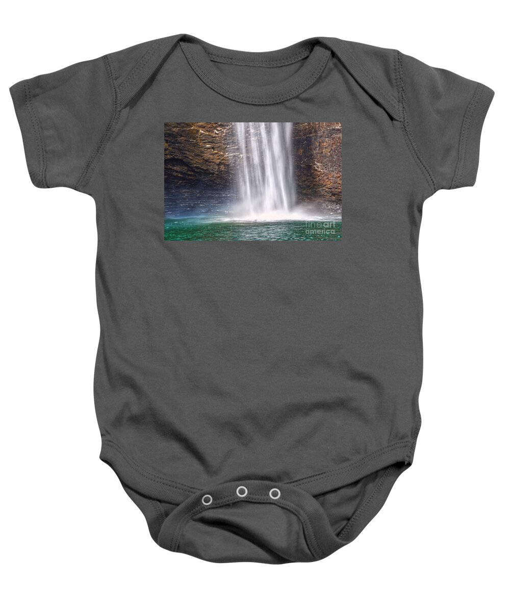 Foster Falls Baby Onesie featuring the photograph Foster Falls 5 by Phil Perkins