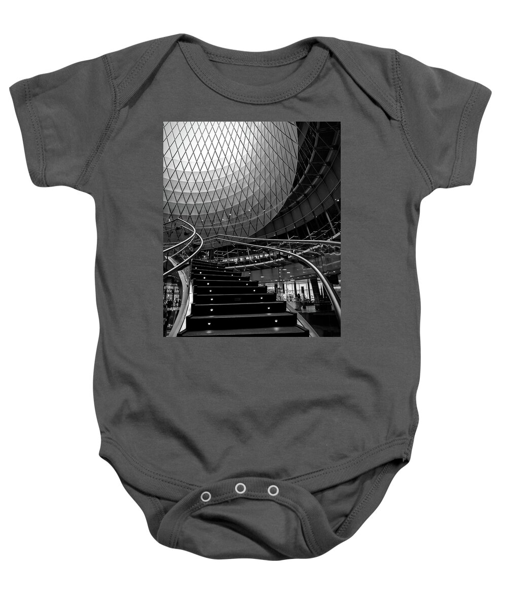 Nyc Baby Onesie featuring the photograph Fulton Street Train Station by Sylvia Goldkranz