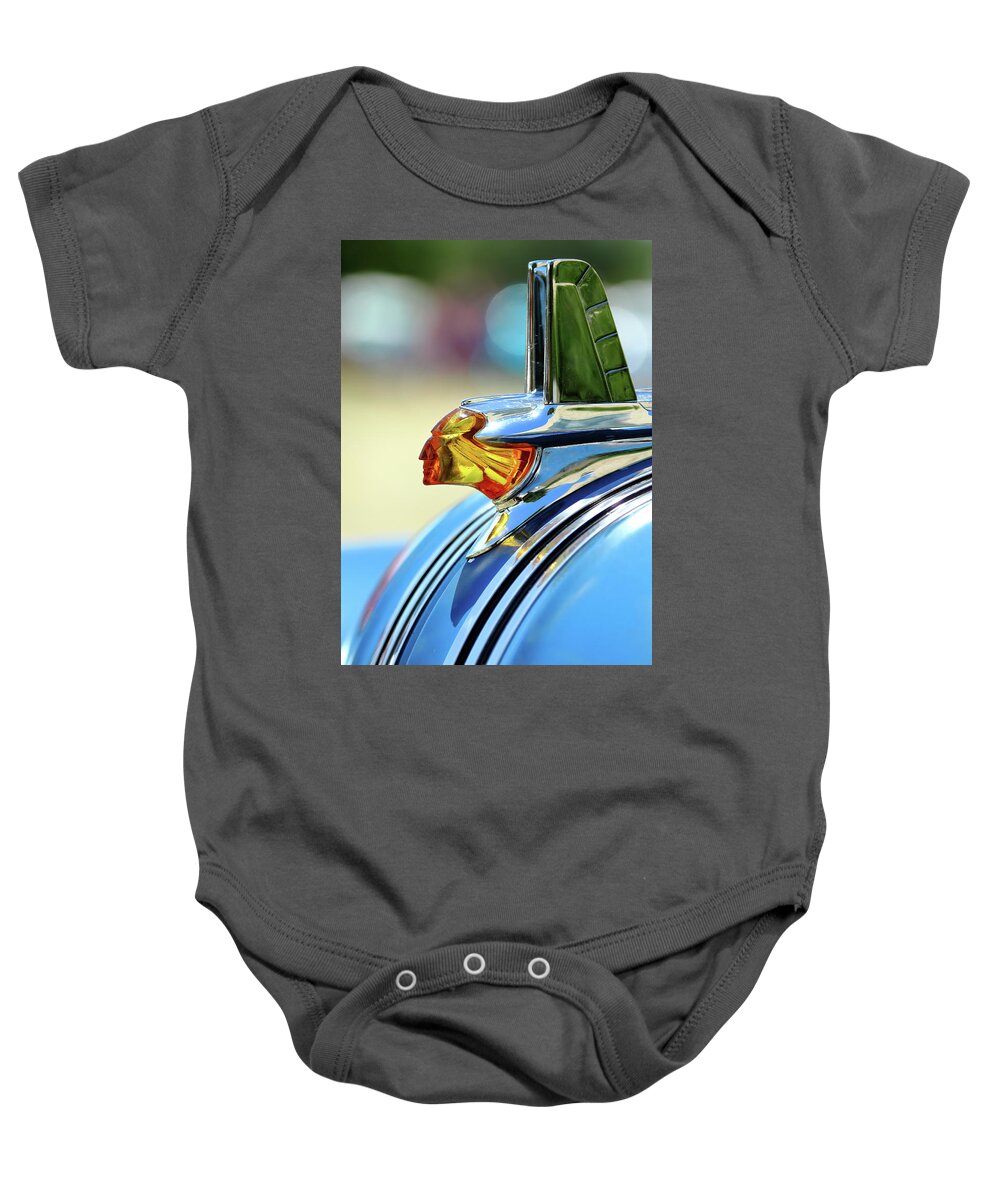 Pontiac Baby Onesie featuring the photograph Glowing Chief by Lens Art Photography By Larry Trager