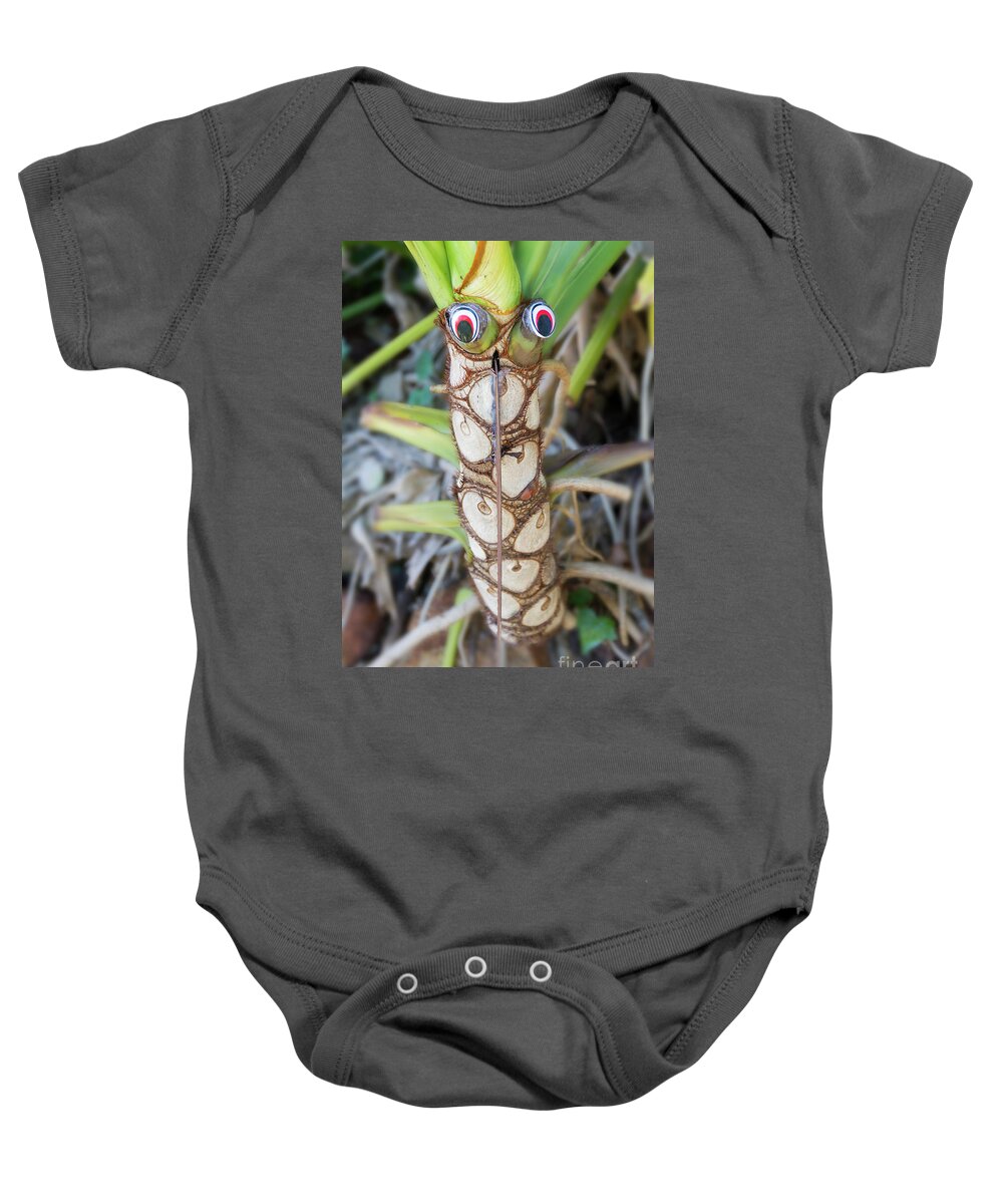 Eyes Baby Onesie featuring the photograph Googly Eyes by Elaine Teague
