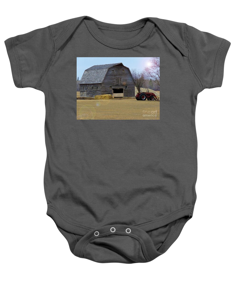 Canada Baby Onesie featuring the photograph Growing Old by Mary Mikawoz