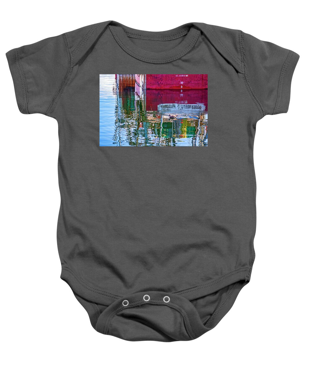 Water Reflections Baby Onesie featuring the photograph Happy water reflections by Tatiana Travelways
