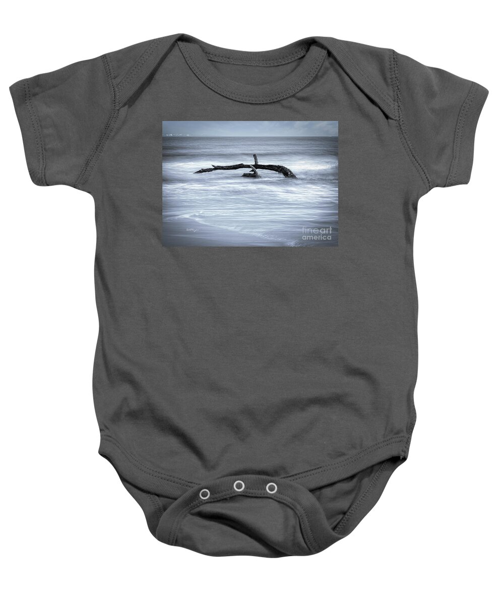 Nature Baby Onesie featuring the photograph Harmonious Driftwood II by DB Hayes