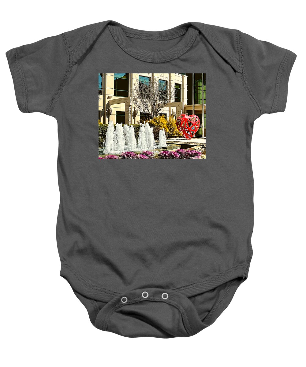 Greenville Baby Onesie featuring the photograph Have a Heart 3 by Lee Darnell