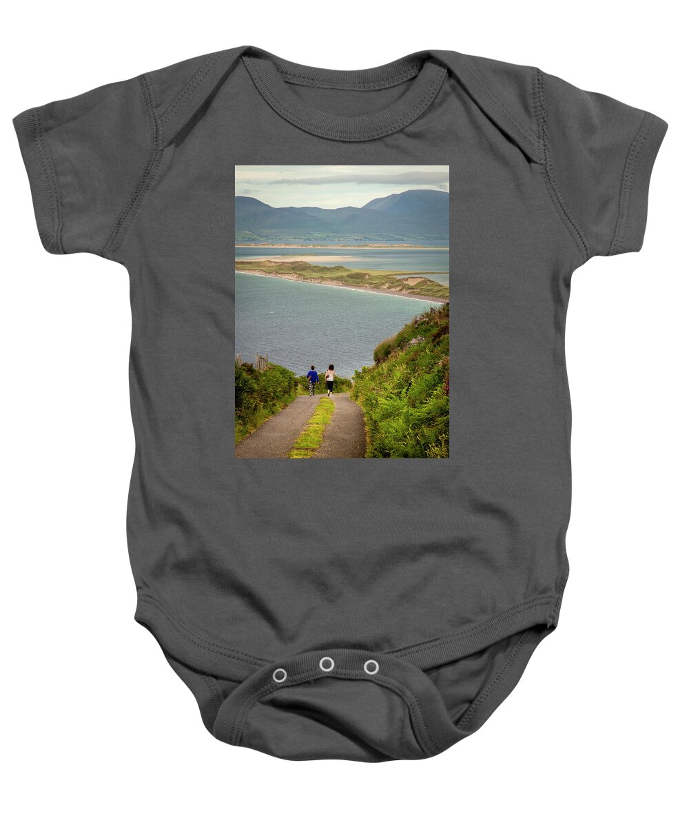 Rossbeigh Baby Onesie featuring the photograph Heading to Rossbeigh by Mark Callanan