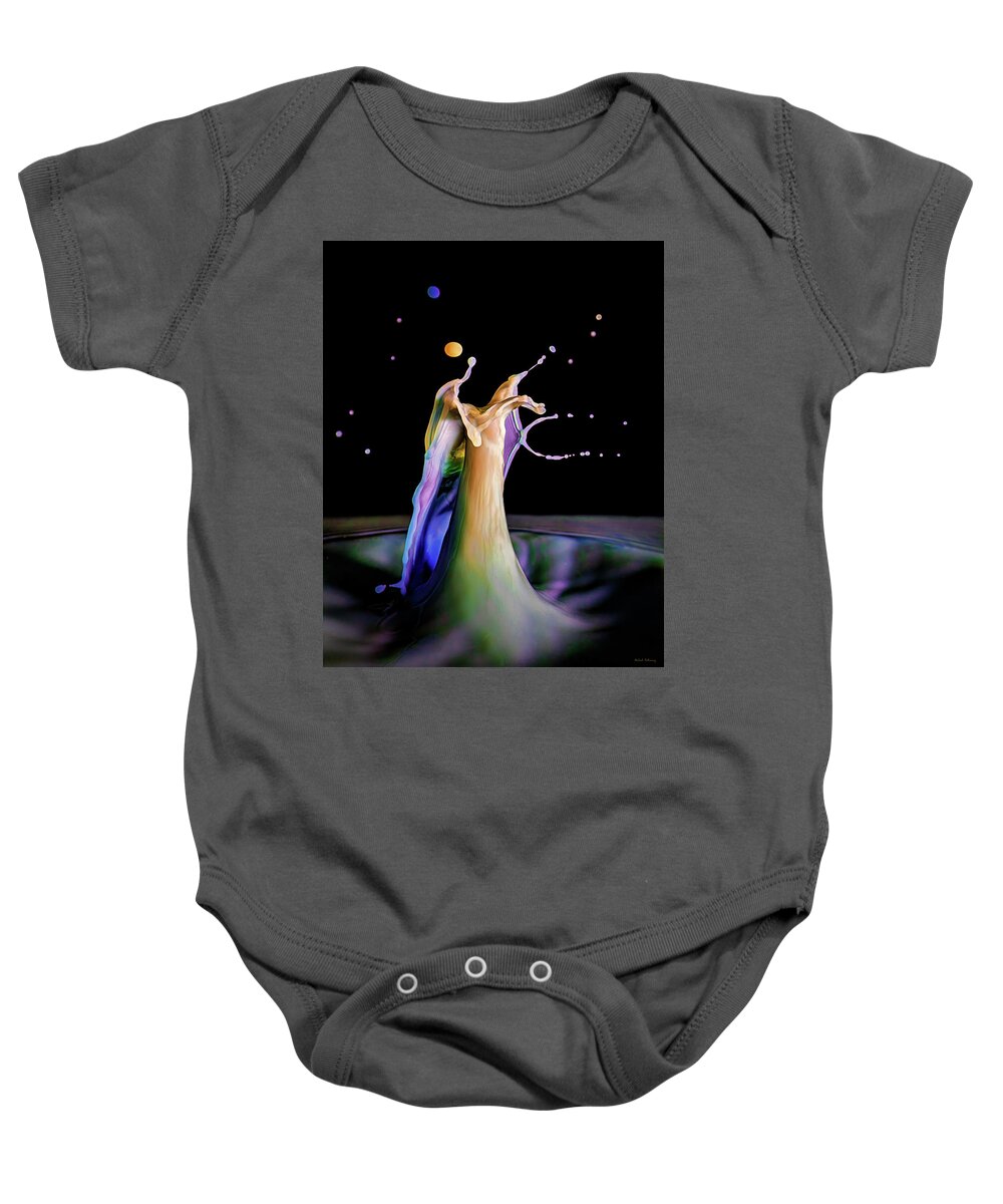 Photograph Baby Onesie featuring the photograph Here There Be Dragons by Michael McKenney