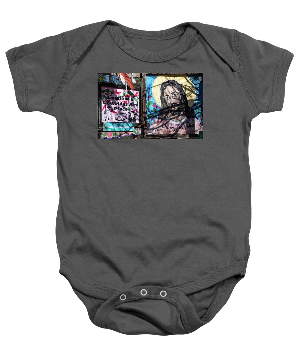 Holy Chile Baby Onesie featuring the photograph Holy Chile by Tom Cochran