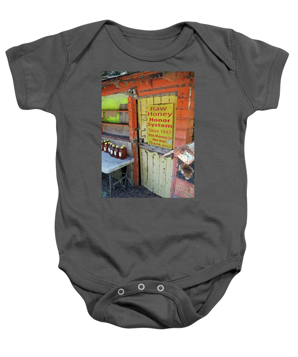 Florida Baby Onesie featuring the photograph Honor System by M Kathleen Warren