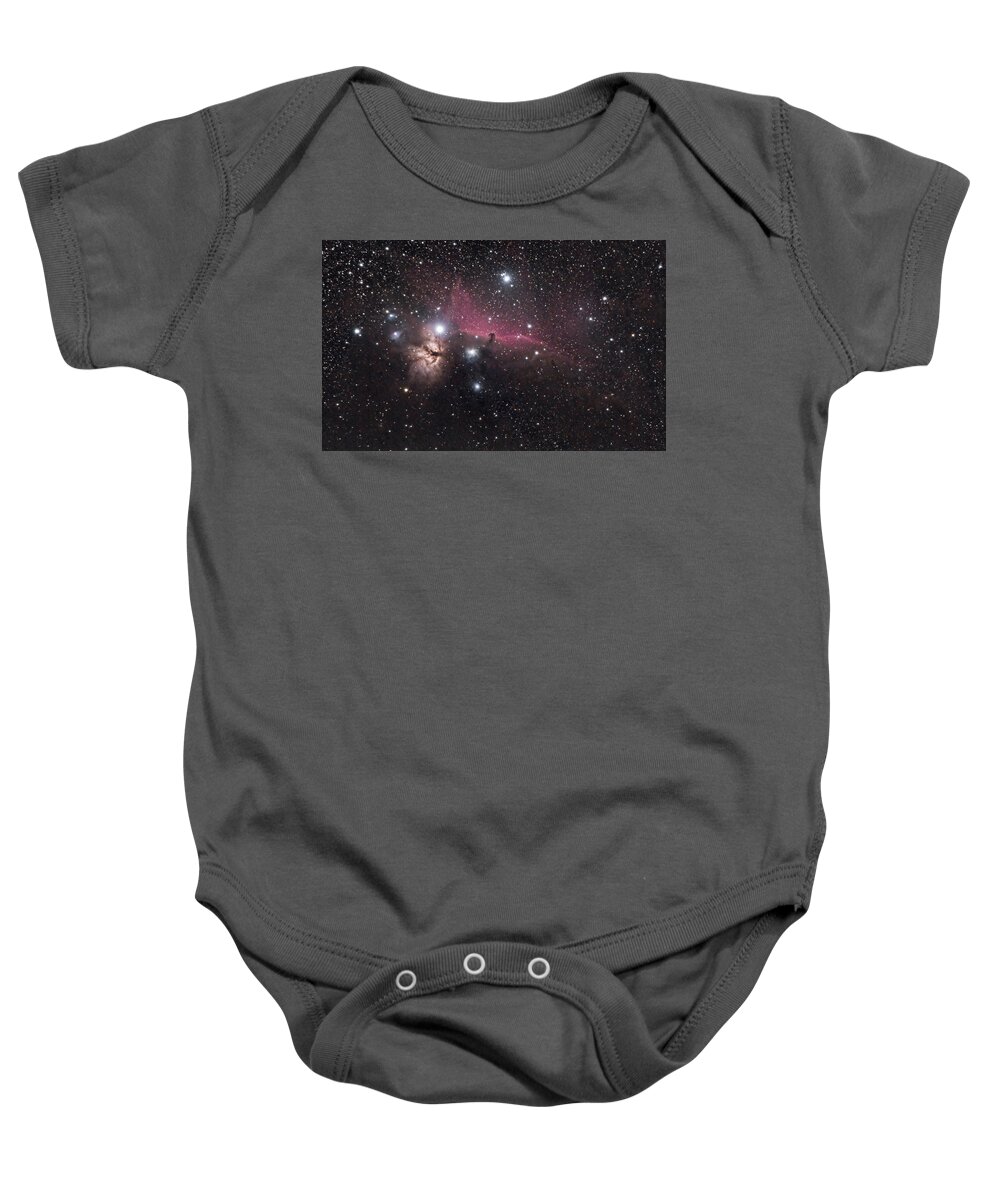 Astrophotography Baby Onesie featuring the photograph Horsehead Nebula by Grant Twiss