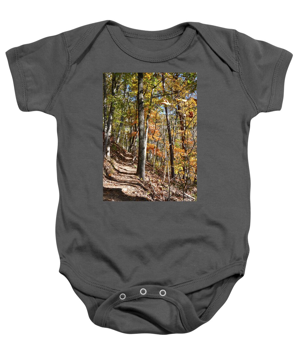 House Mountain Baby Onesie featuring the photograph House Mountain 14 by Phil Perkins