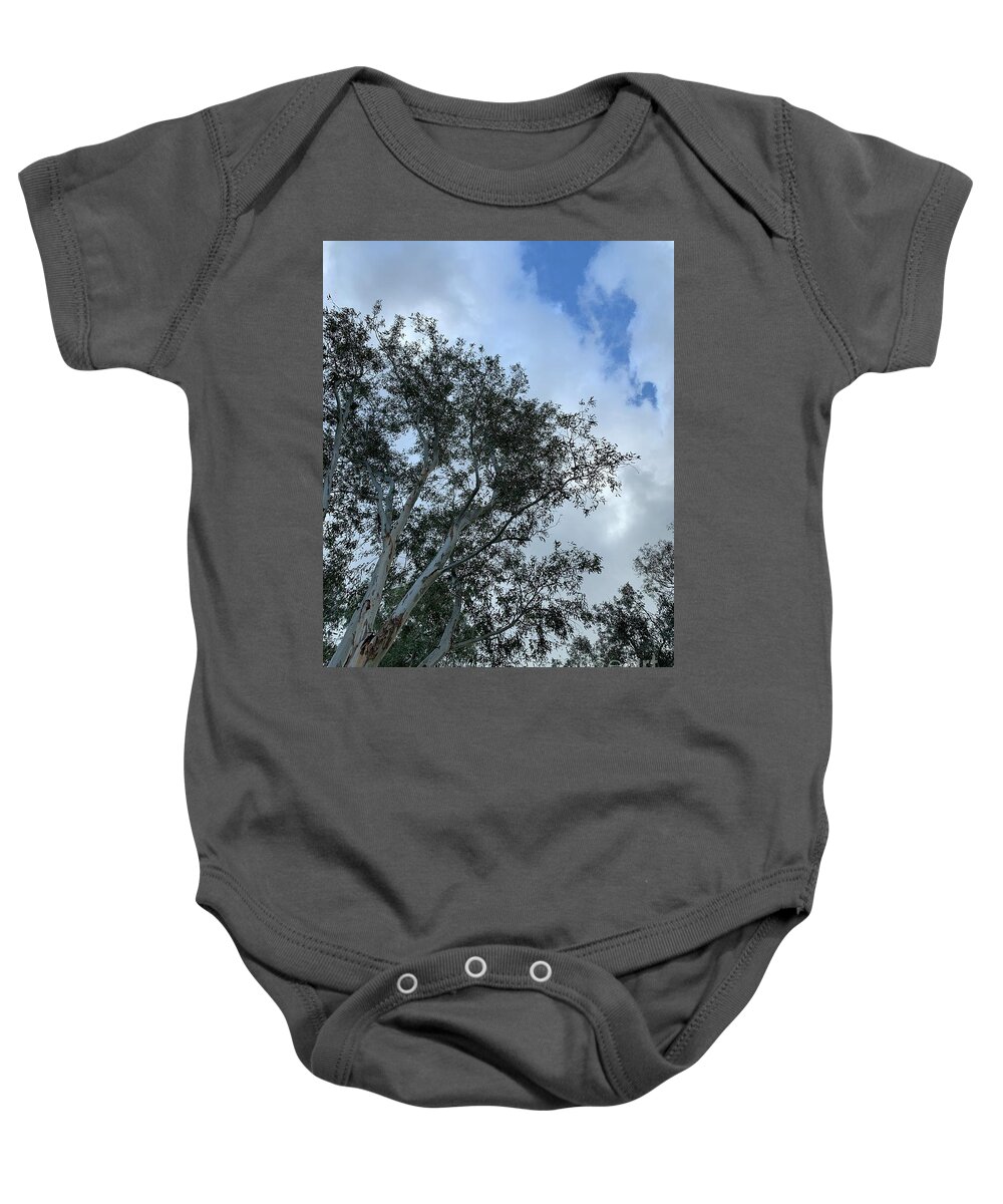 Answer Baby Onesie featuring the photograph How High by Tiesa Wesen