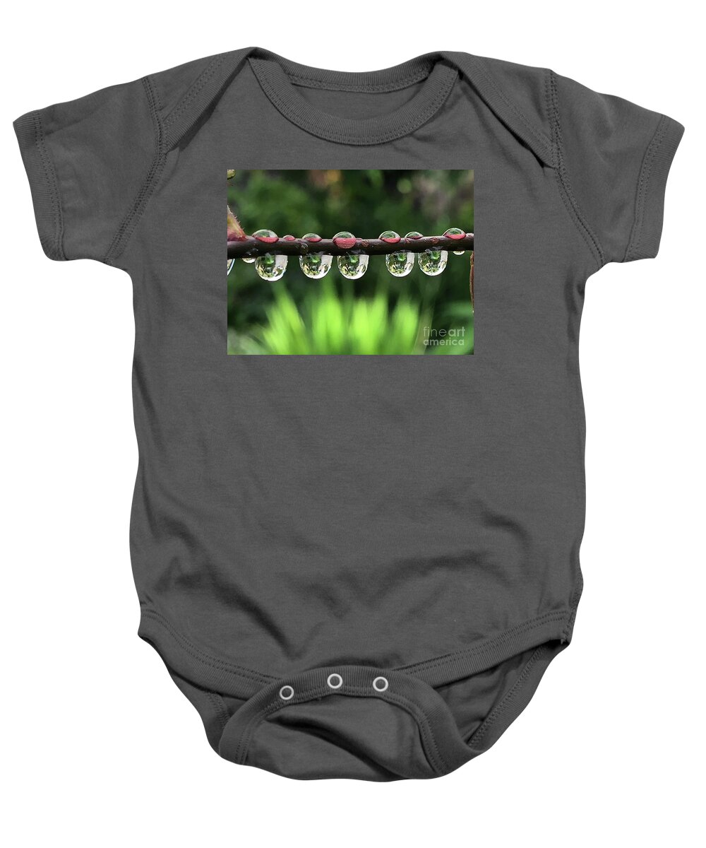 Water Baby Onesie featuring the photograph Hydration by Tina Marie