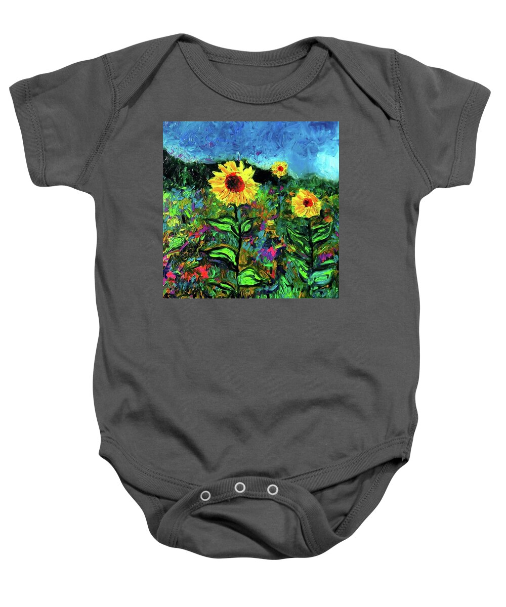  Baby Onesie featuring the painting I am not like you by Chiara Magni
