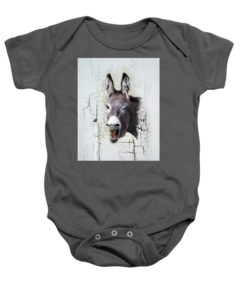 Fine Art Photography Baby Onesie featuring the photograph It's Jack by Mary Hone