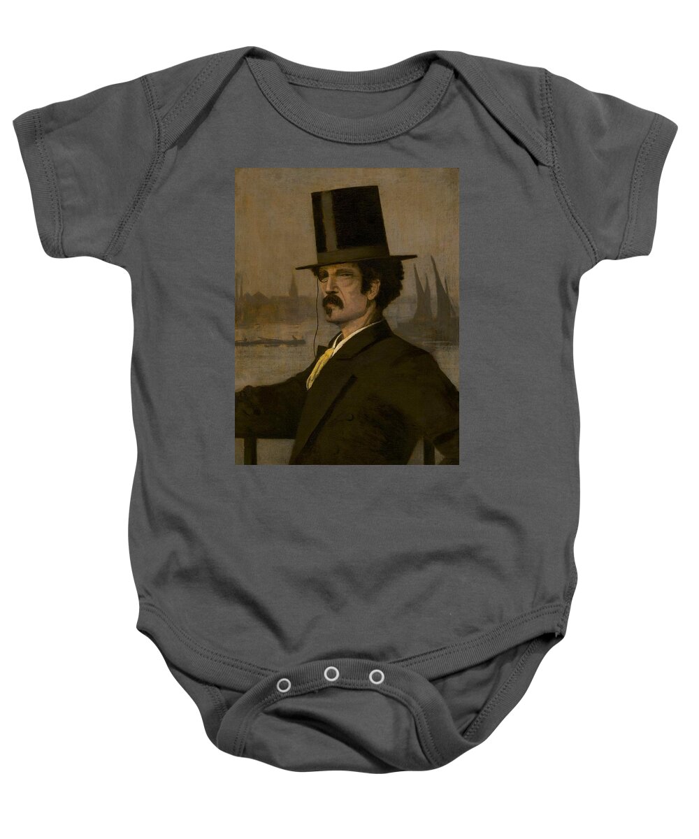 Painting Baby Onesie featuring the painting James Mc Neil Whistler by Mountain Dreams