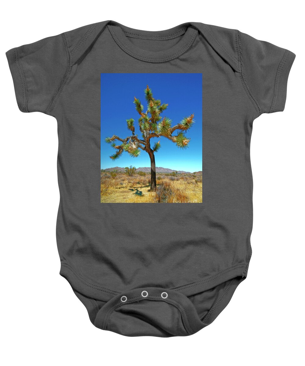 Joshua Tree Baby Onesie featuring the photograph Joshua Tree National Park by Martin Konopacki