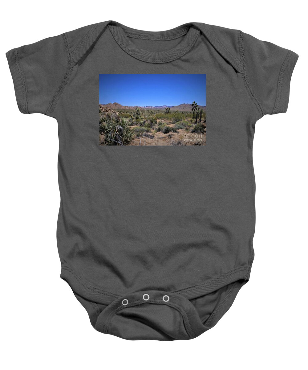 Joshua Tree Baby Onesie featuring the photograph Joshua Tree - Panorama Trail 2020 9 by Lee Antle