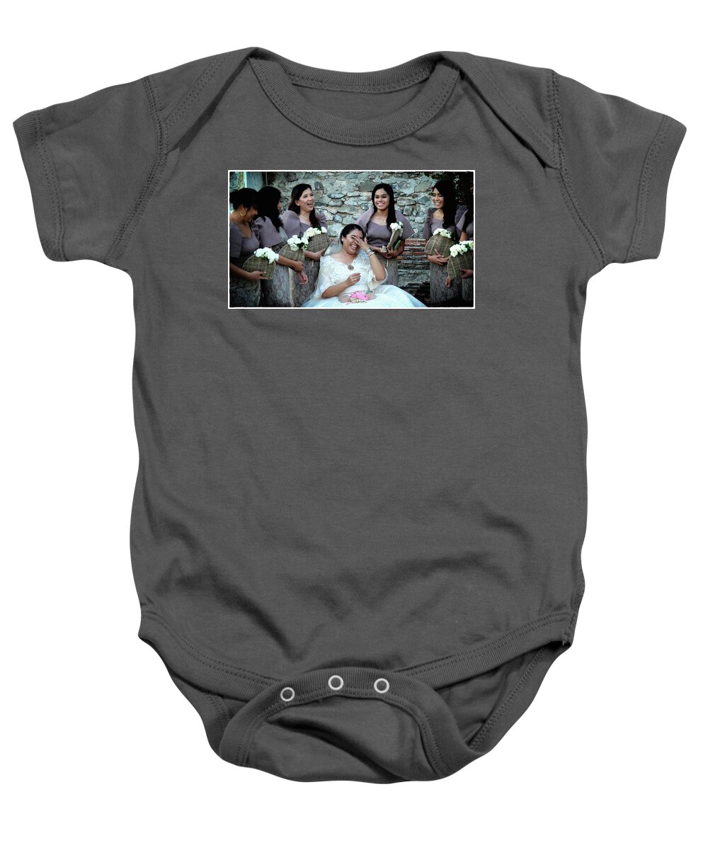 Wedding Baby Onesie featuring the photograph Ladies at the wedding by Robert Bociaga