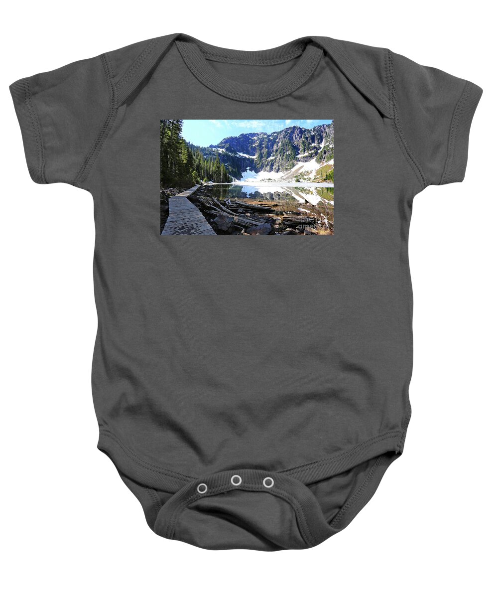 Lake Baby Onesie featuring the photograph Lake 22 by Sylvia Cook