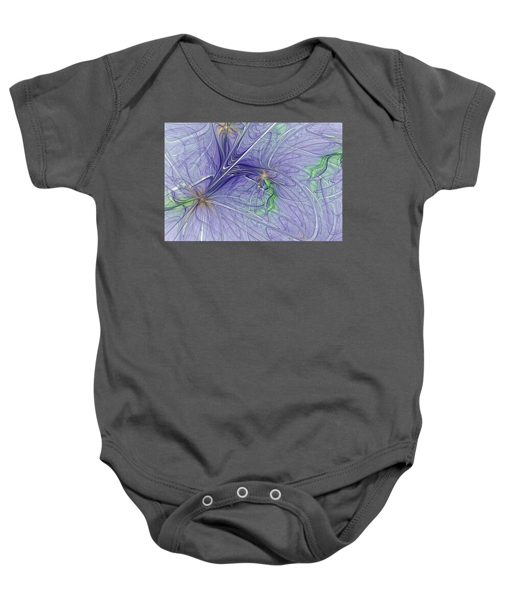 Home Baby Onesie featuring the digital art Life and Fate by Jeff Iverson