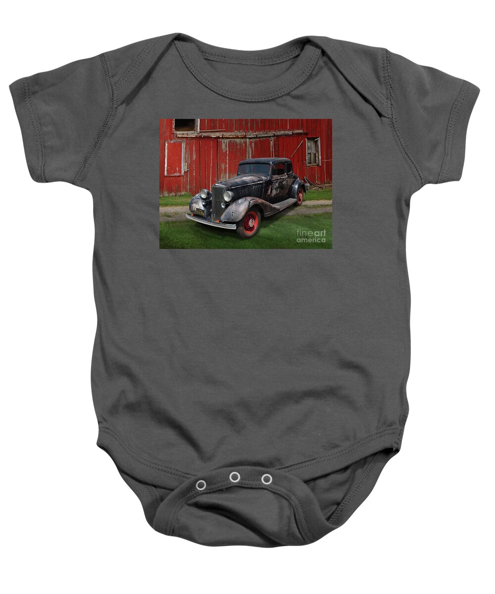 1933 Baby Onesie featuring the photograph Life On The Farm by Ron Long